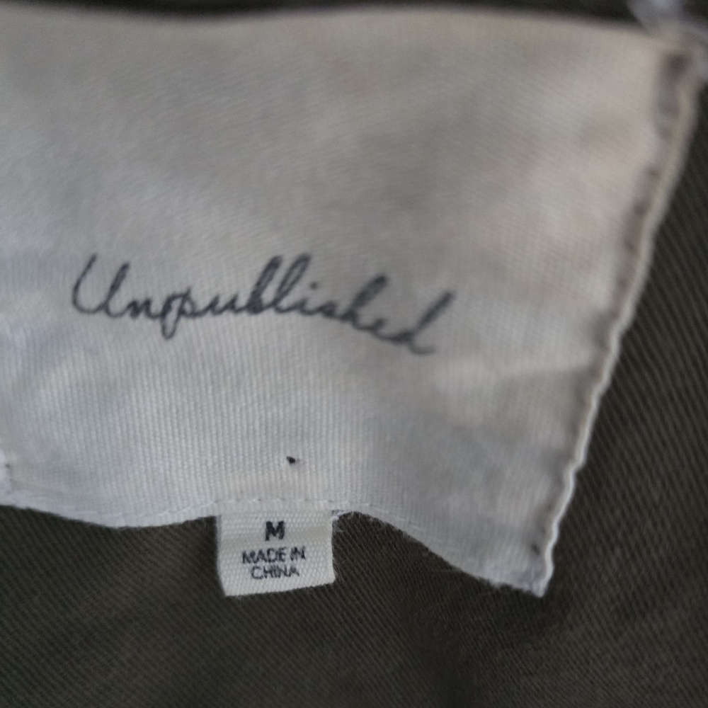 Publish Green Utility Jacket with Drawstring Waist - Picture 12 of 14